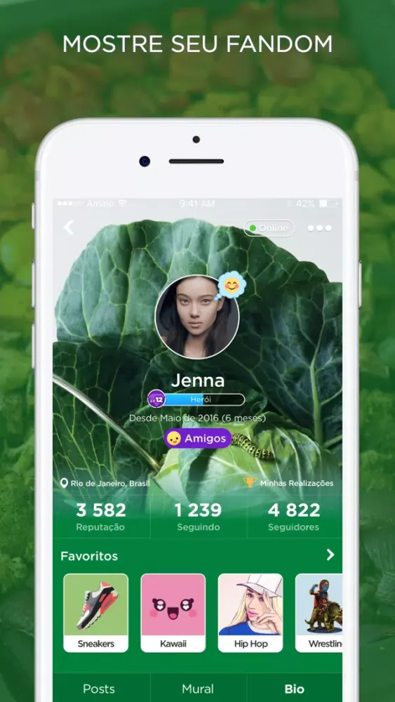 تصاویر Vegano Amino em Português