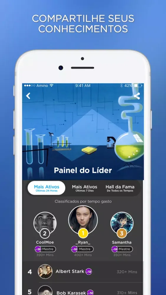 Capturas de pantalla de Escola do Saber Amino