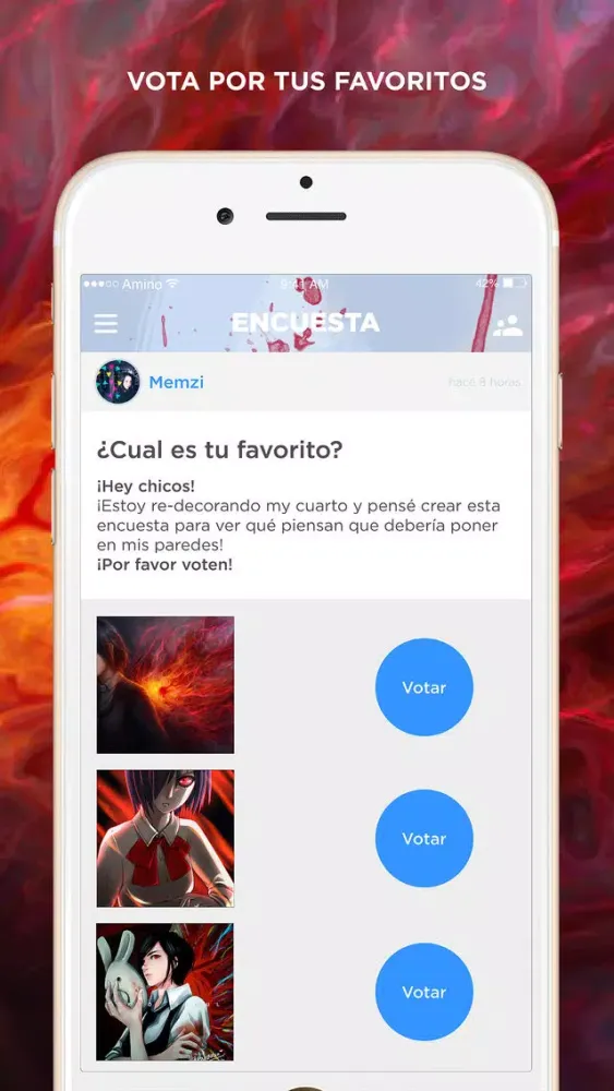 Captures d'écran de Amino para: Tokyo Ghoul en ES