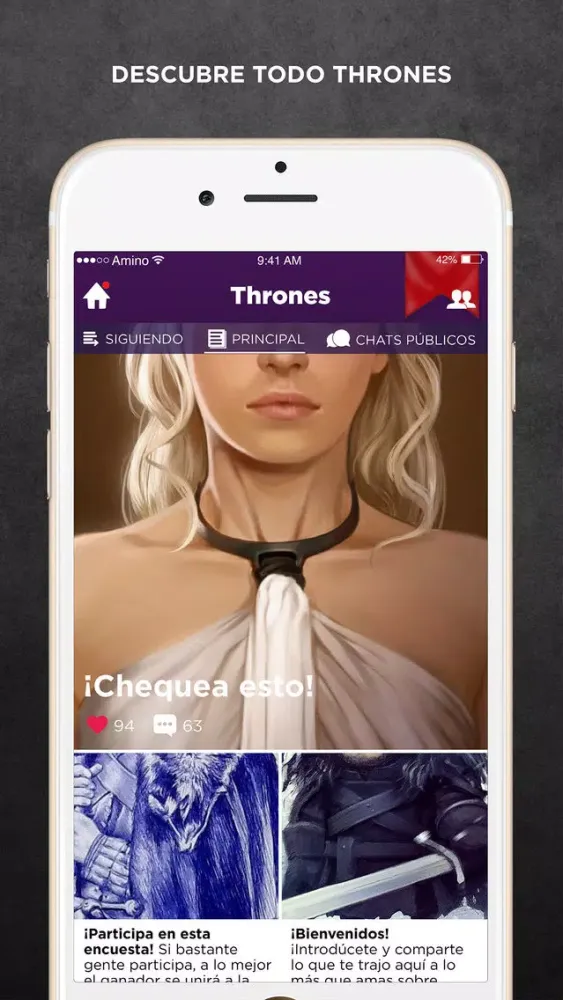Thrones Amino para GoT应用截图