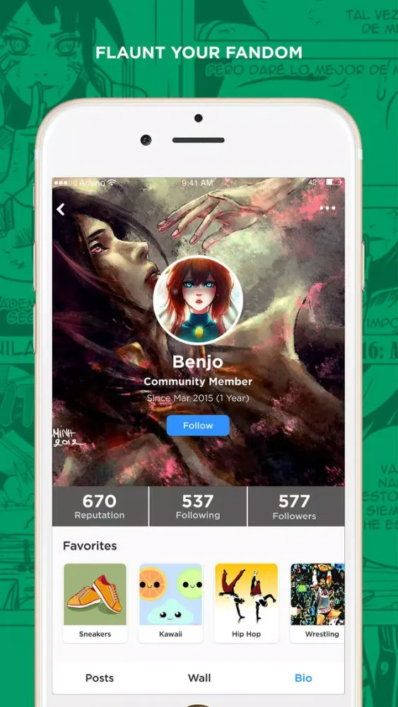 Captures d'écran de Manga Amino for Anime Comics