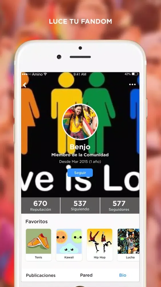 Скриншоты LGBT Amino en Español
