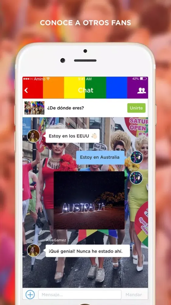 Скриншоты LGBT Amino en Español