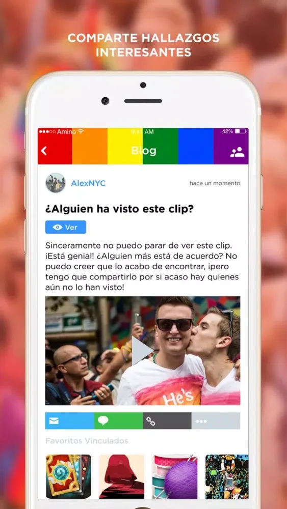 Скриншоты LGBT Amino en Español