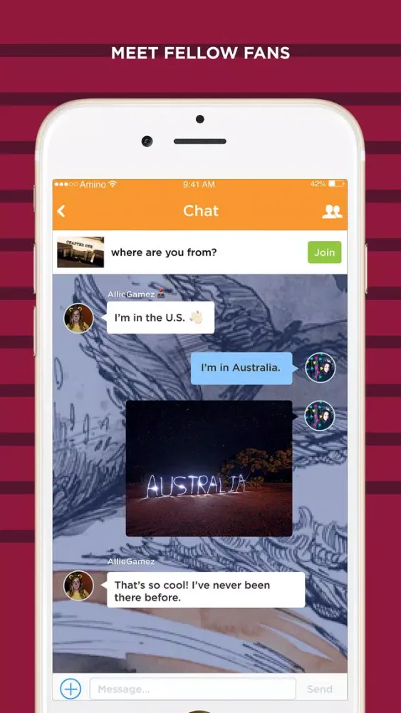 Capturas de tela do Young Authors Amino