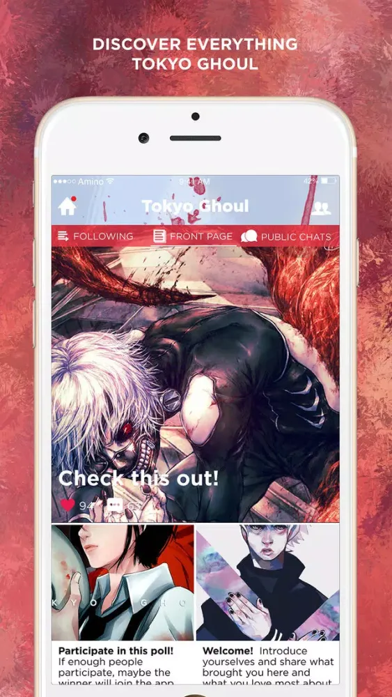 Kagune Amino for Tokyo Ghoul स्क्रीनशॉट
