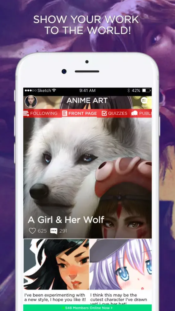 Tangkapan skrin Anime Art Amino