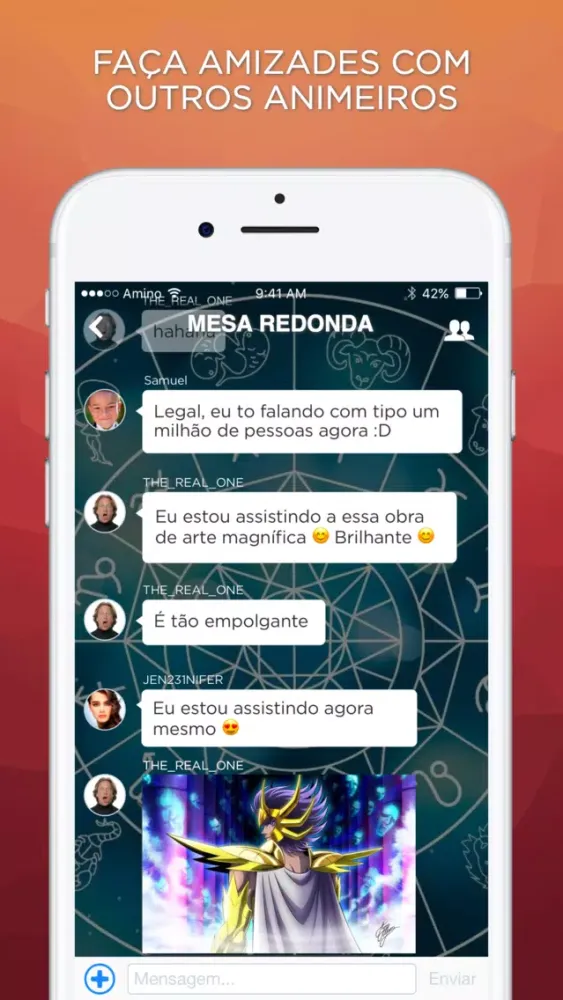 Cavaleiros Amino em Português سکرین شاٹس