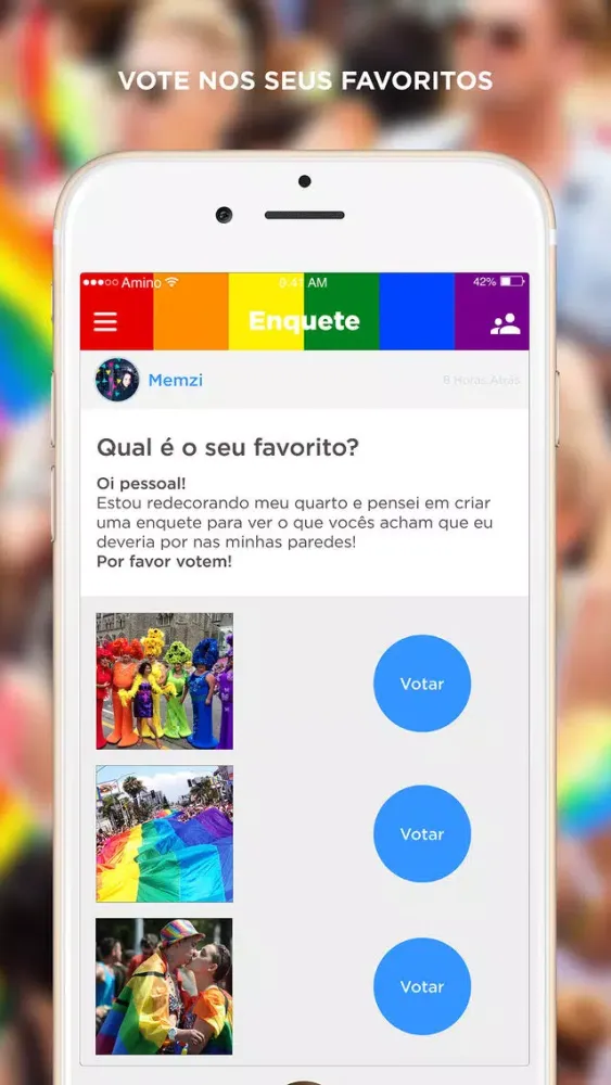 Capturas de pantalla de LGBT Amino em Português