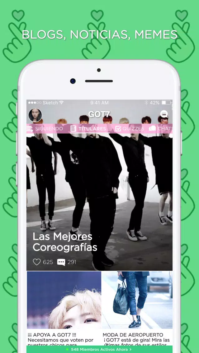 Captures d'écran de Amino para: GOT7 en Español