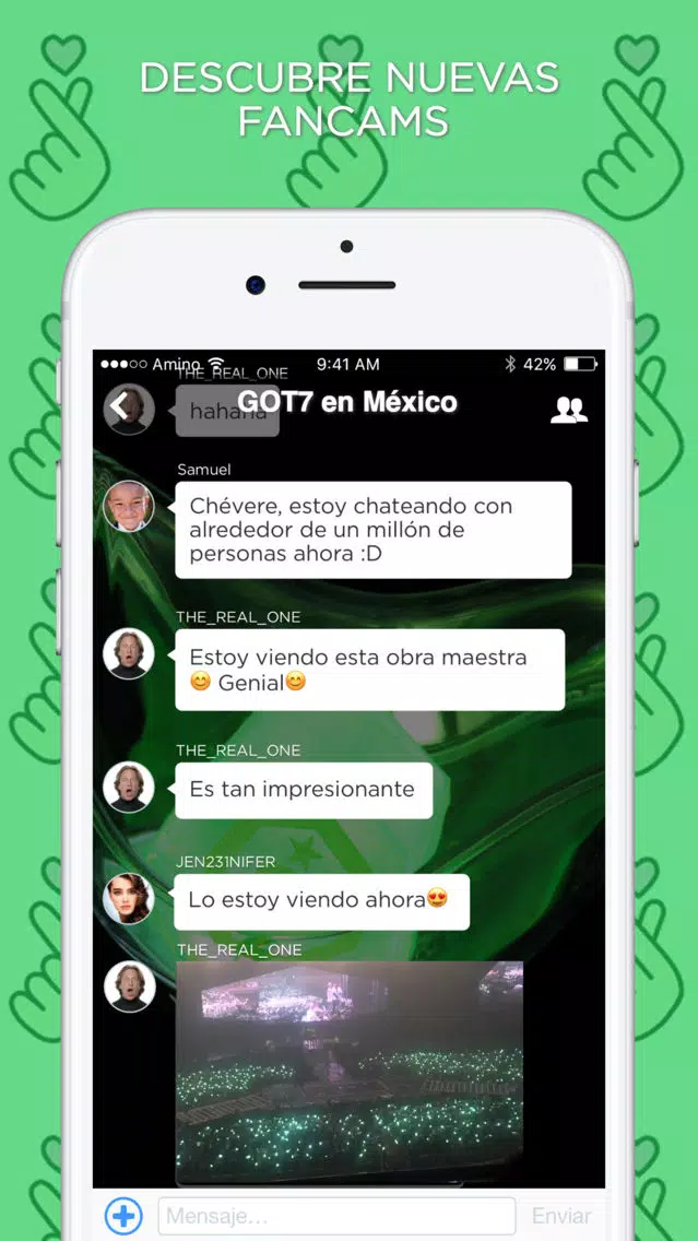 Captures d'écran de Amino para: GOT7 en Español