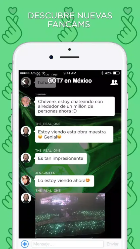 Ảnh chụp màn hình của Amino para: GOT7 en Español