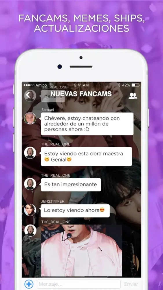 ARMY Amino para BTS en Español應用截圖
