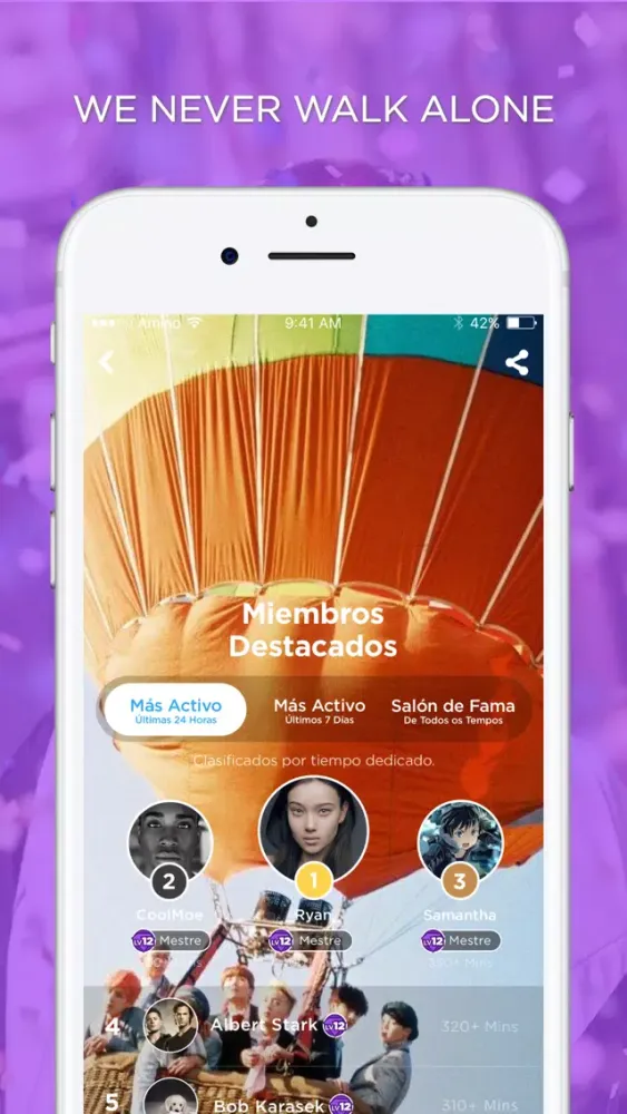 ARMY Amino para BTS en Español應用截圖