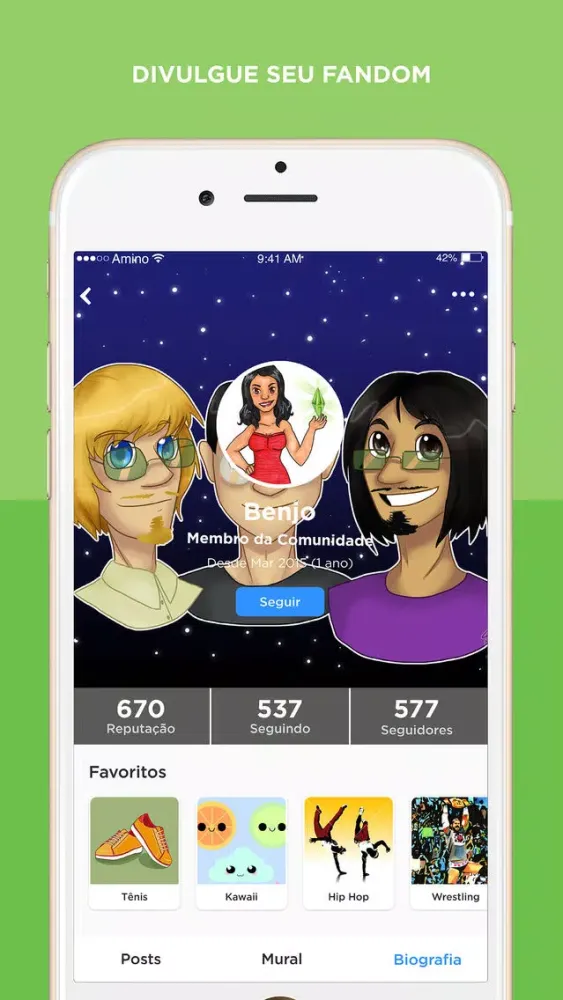 Amino para Sims em Português 스크린샷
