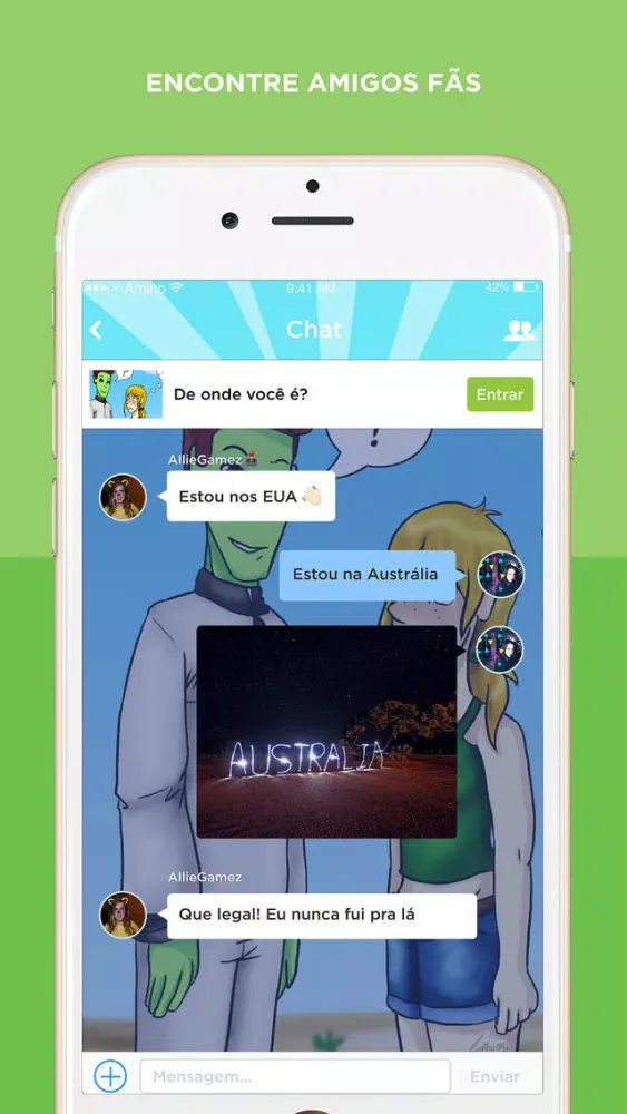 Amino para Sims em Português 스크린샷