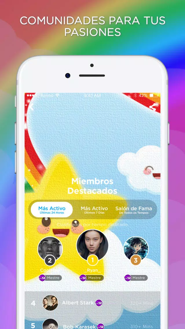 Tangkapan layar Amino para MLP en Español
