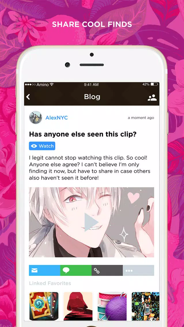 Zrzuty ekranu RFA Amino for Mystic Messenger