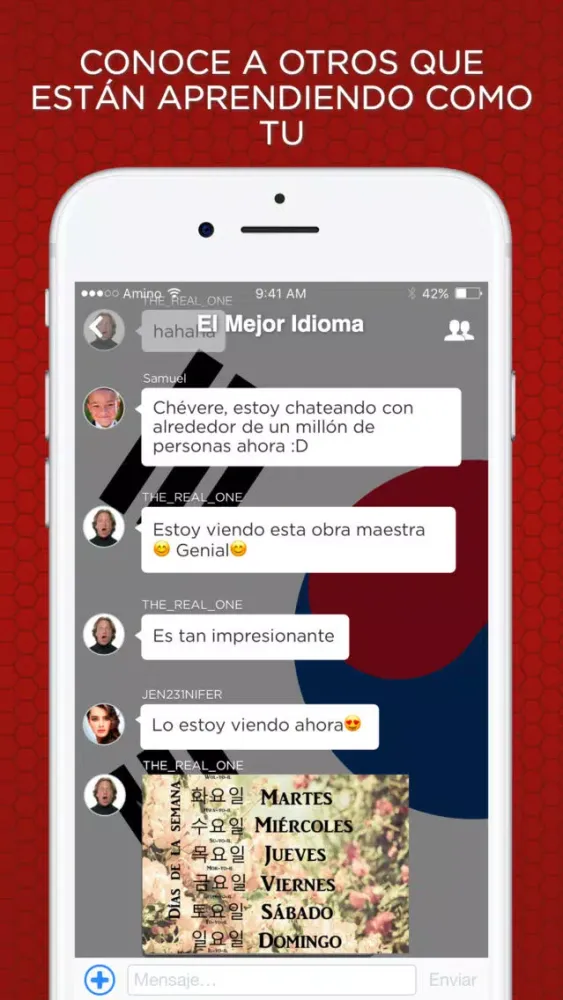 Captures d'écran de Aprende Coreano Amino