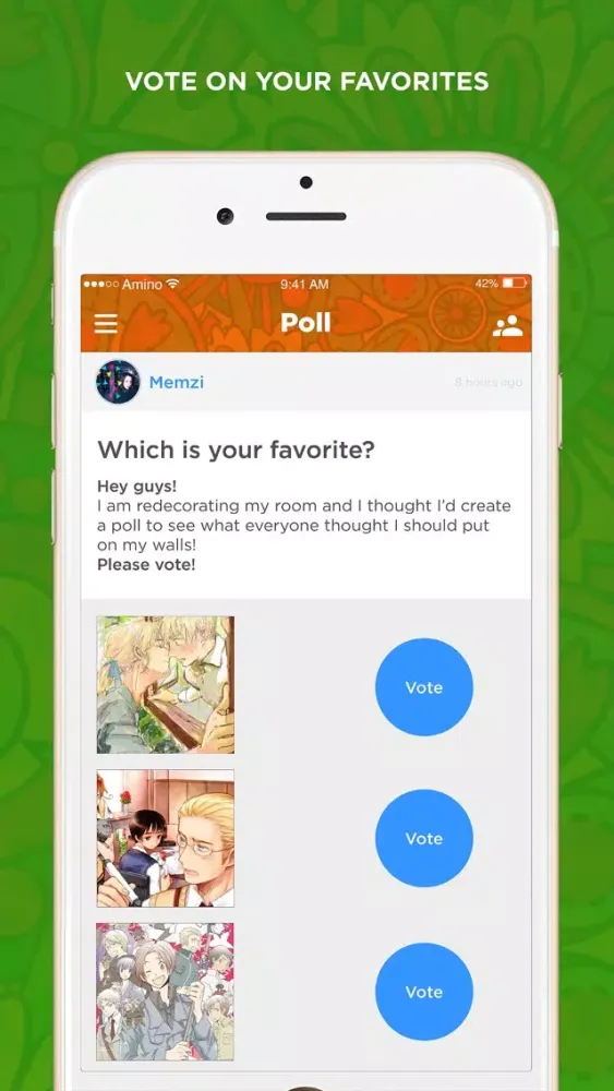 Screenshot di Amino for Hetalia