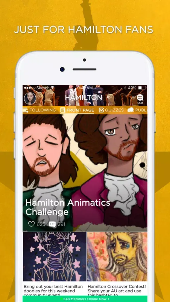 Tangkapan layar Amino for Hamilton Fans
