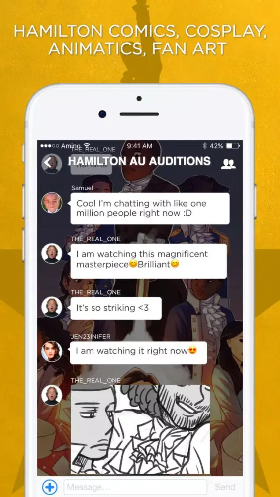 Tangkapan layar Amino for Hamilton Fans