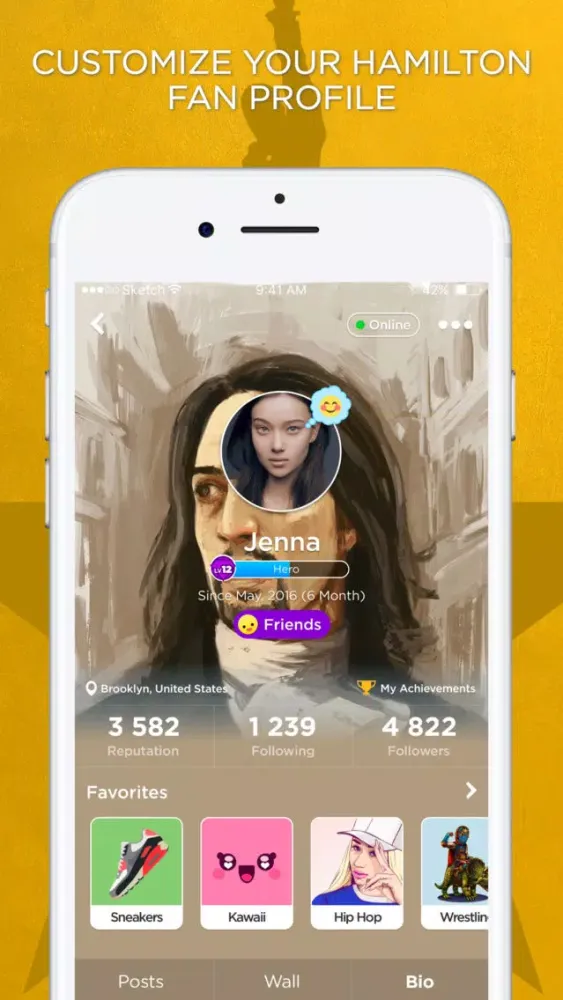 Tangkapan layar Amino for Hamilton Fans