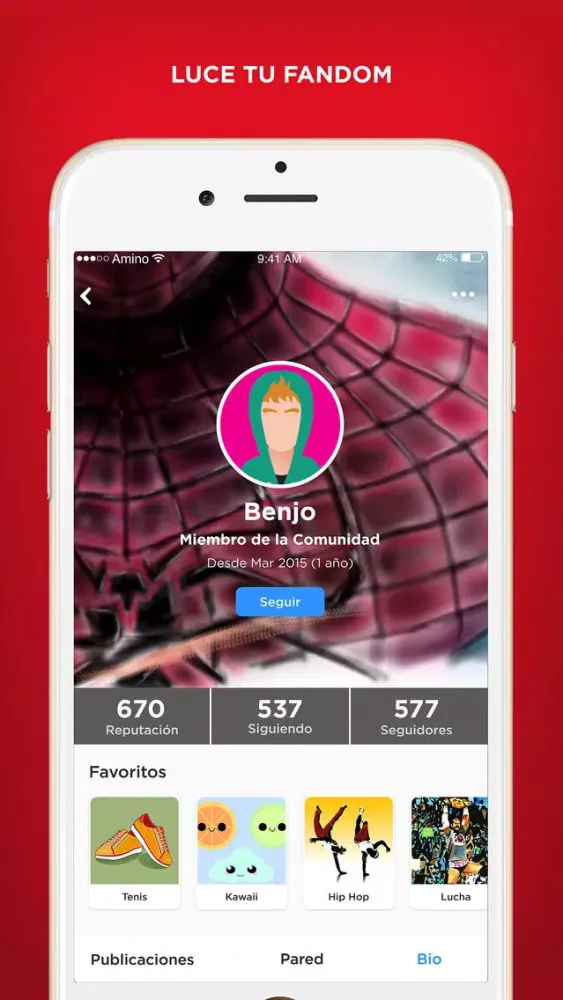 Tangkapan layar Superhéroe Amino en Español