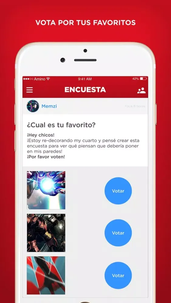 Tangkapan layar Superhéroe Amino en Español