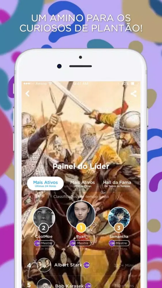 Tangkapan layar Curiosidades Amino