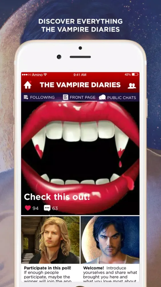 Amino for: The Vampire Diaries Screenshots