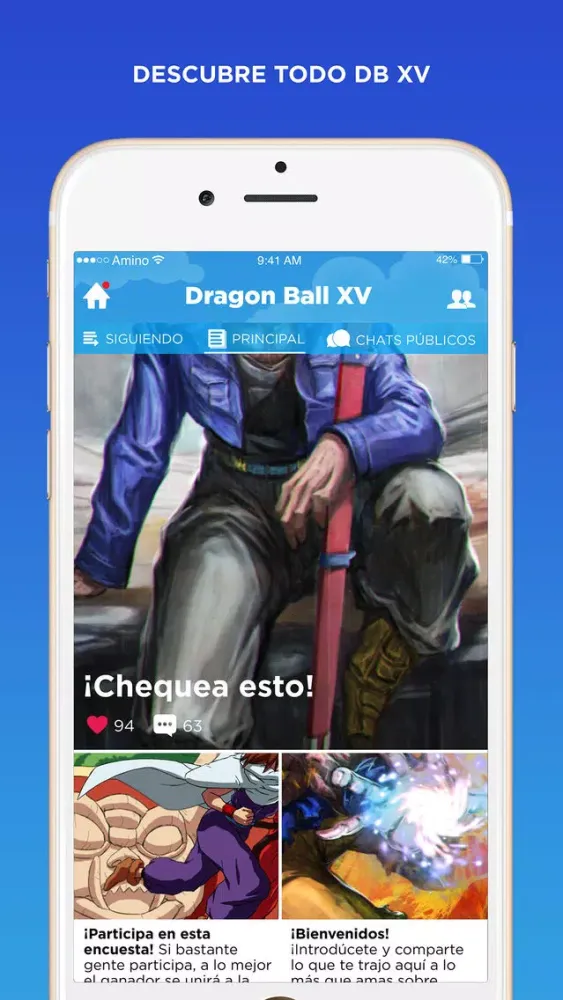 Ảnh chụp màn hình của Xenoverse Amino en Español