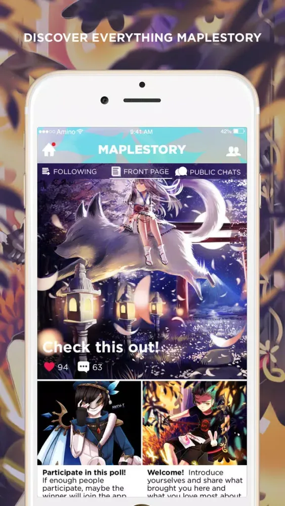 Amino for MapleStory Ekran Görüntüleri