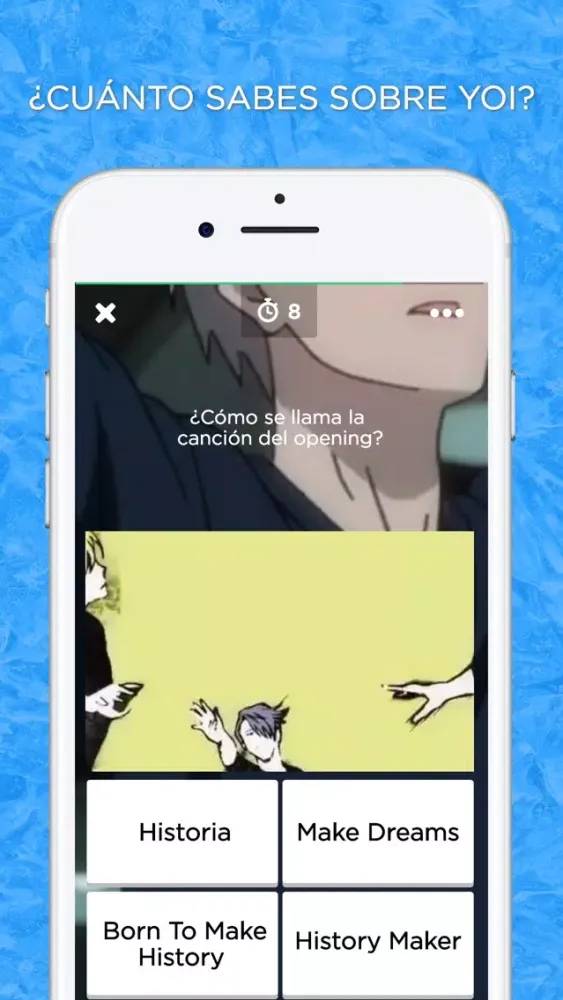 Tangkapan layar YOI Amino en Español