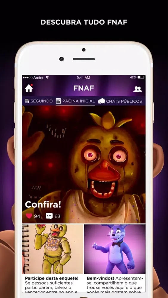 Amino para FNAF em Português স্ক্রিনশট