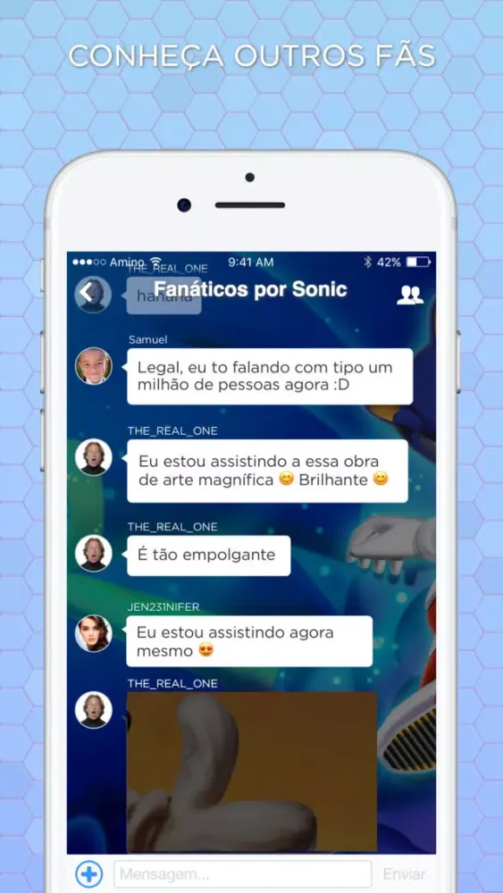 Amino para Sonic em Português應用截圖