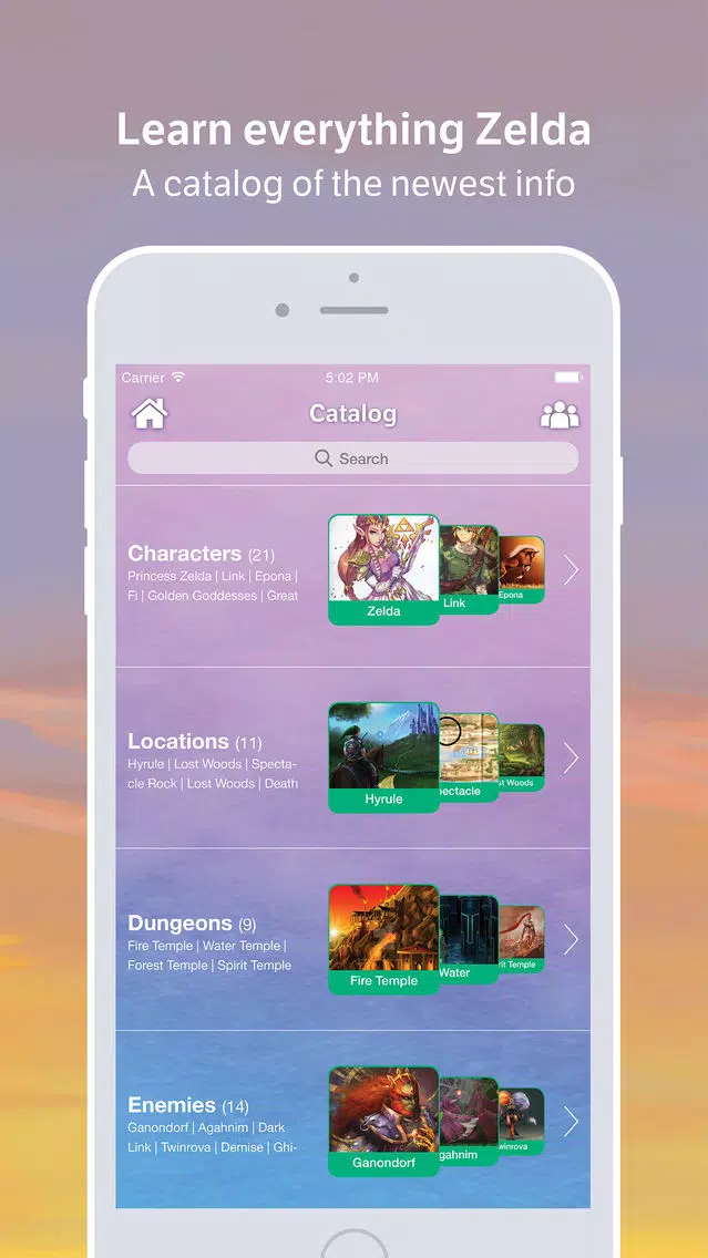 ภาพหน้าจอของ Hyrule Amino for Zelda Fans