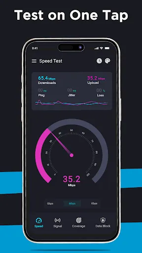 Internet Speed Test Meter Screenshots