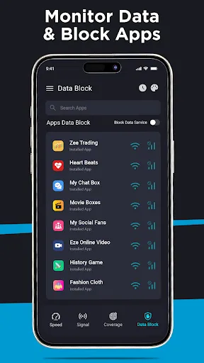 Internet Speed Test Meter Screenshots