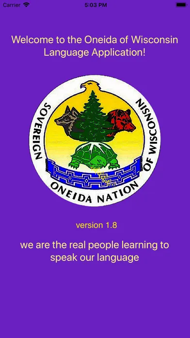 Oneida Wisconsin Language App应用截图