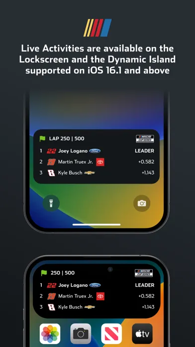 Ảnh chụp màn hình của NASCAR MOBILE