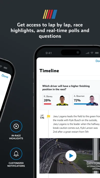 Ảnh chụp màn hình của NASCAR MOBILE