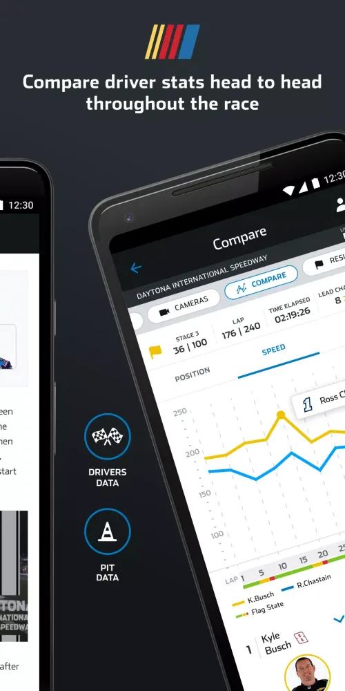 Ảnh chụp màn hình của NASCAR MOBILE