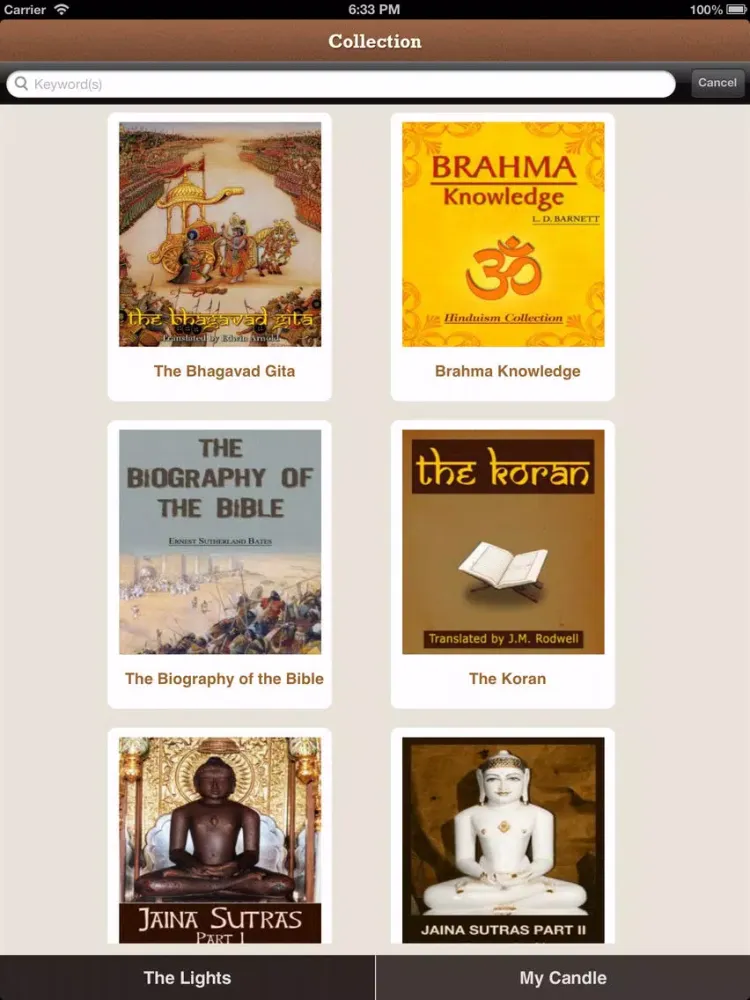 Captures d'écran de Collection Of Religious Books iPad 