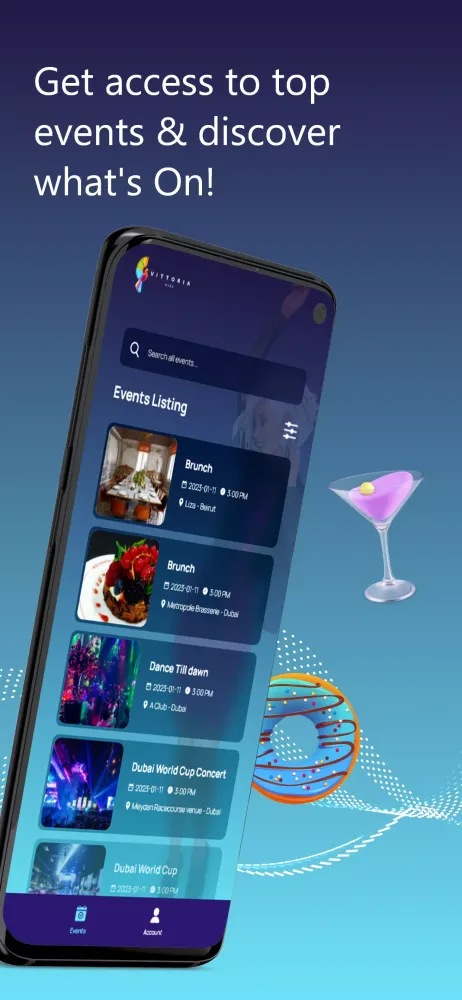 Capturas de pantalla de Vittoria Buzz