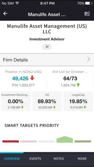 NASDAQ IR Insight Screenshots
