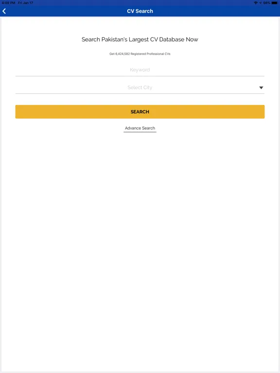 Rozee Employer iPad  سکرین شاٹس