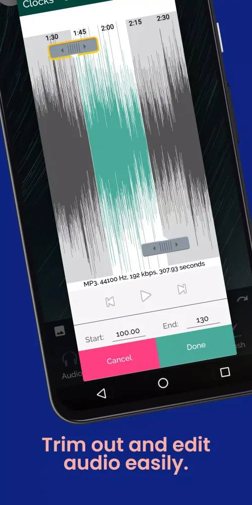 Ảnh chụp màn hình của Audio Status Maker