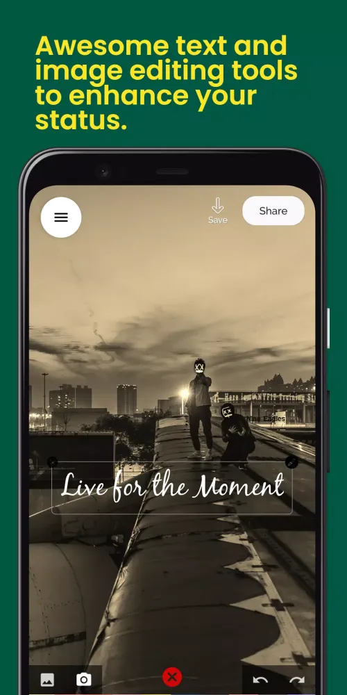 Ảnh chụp màn hình của Audio Status Maker