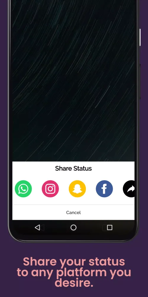 Ảnh chụp màn hình của Audio Status Maker